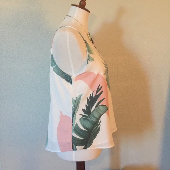 SALE! HOST PICK! Tropical Botanical Cami Tank - Picture 6 of 7